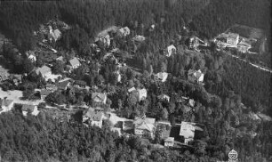 Kipsdorf, Ansicht von Südwesten, Luftbild-Schrägaufnahme
