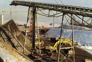 Engelbergbasistunnel im Bau Vor dem Nordportal