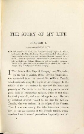 The Story of my Life by Richard Temple : (Temple.) In two Volumes, I