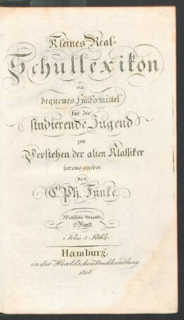 Bd. 2: Kleines Real-Schullexikon