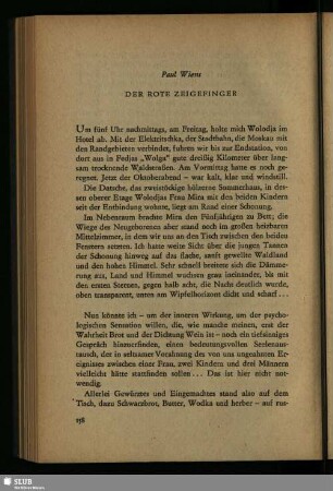 Der Rote Zeigefinger