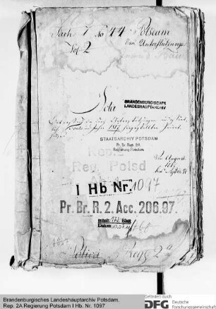 Unterstützungen aus staatlichen Fonds zur Wiederherstellung von Privathäusern in Potsdam