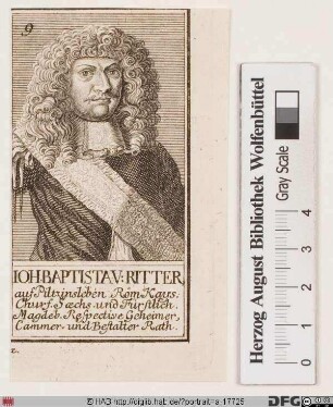 Bildnis Johann Baptist Ritter (1673 von)