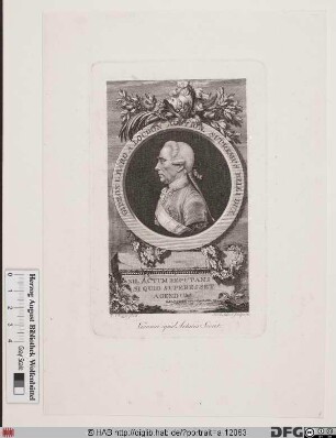 Bildnis Gideon Ernst von Laudon (Loudon, ursprüngl. Laudohn) (1759 Frhr.)