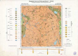 1929 Ahrensboek, Geologische Karte von Schleswig-Holstein 1:25000
