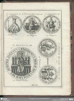 Tab. VI. [Albertus I. - Carolus IV.]