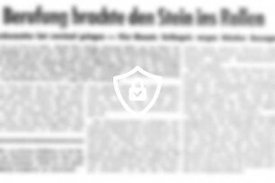 Berufung brachte [Name maskiert] ins Rollen