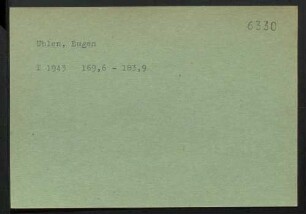Uhlen, Eugen
