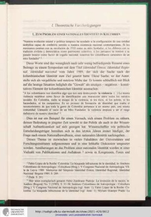 I. Theoretische Vorüberlegungen