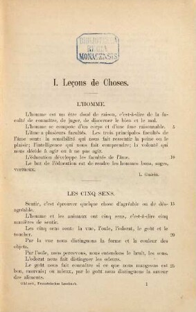 Französisches Lesebuch für die Mittel- und Oberstufe höherer Lehranstalten / A