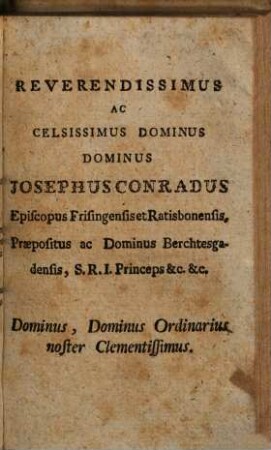 Status ecclesiasticus Dioecesis Ratisbonensis, 1793