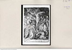 "Passio Domini Jesu Christi.Julii Bonasonis Opus", Die Kreuzigung (Blatt 20)