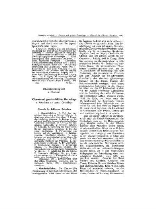 Chemie auf geschichtlicher Grundlage s. Naturlehre auf gesch. Grundlage
