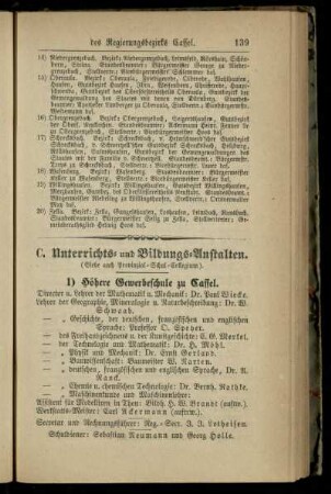 Unterrichts- und Bildungs-Anstalten