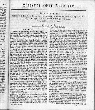Versuch, betreffend die Gründung einer endlichen, wahren und sichern Theorie der Höhenmessungen, vermittelst des Barometers