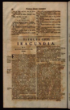 60-80, Titulus LXXVI. Iracundia.