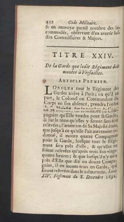Titre XXIV.