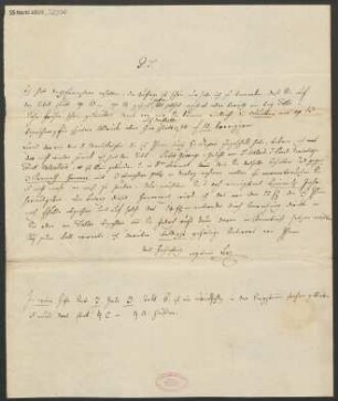 Brief an B. Schott's Söhne : 25.05.1833
