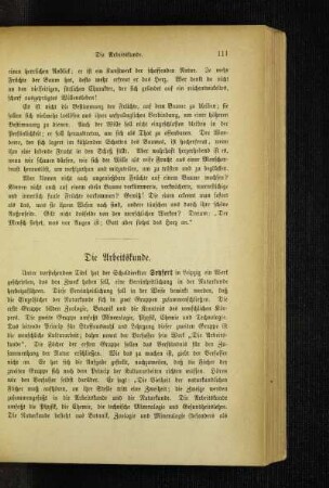¬Die¬ Arbeitskunde