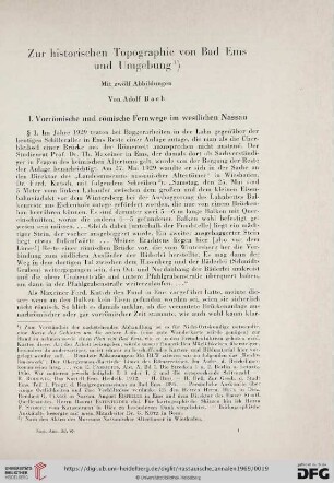 80: Zur historischen Topographie von Bad Ems und Umgebung