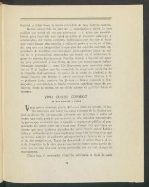 "Vivir quiero conmigo" de Don Roberto J. Payró