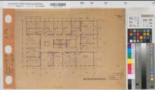 Lippstadt, Kreishaus, Bauteil B, 2. Obergeschoss, Grundriss