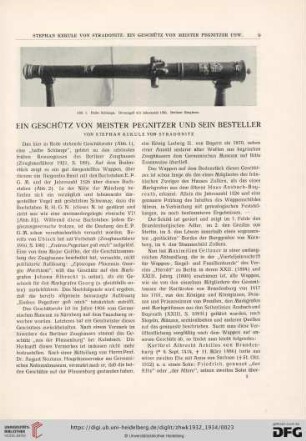 Ein Geschütz von Meister Pegnitzer und sein Besteller