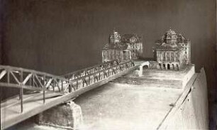 Fischer, Theodor; Köln; Rheinbrücke - Modellfoto (Teilansicht)