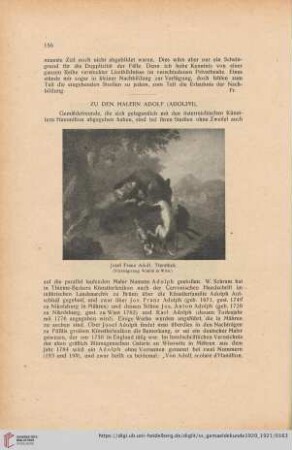 Zu den Malern Adolf (Adolph)