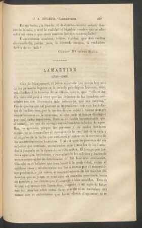 Lamartine : (1790 - 1869)