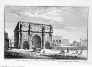 Delle Magnificenze di Roma antica e moderna, Zweites Buch, Tafel 1 S: Arco di Costantino Magno