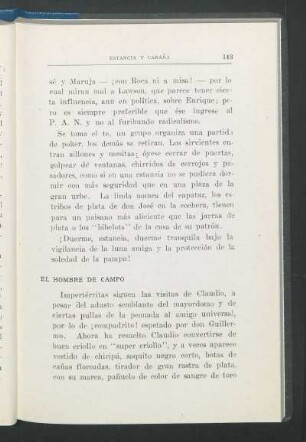 El hombre de campo