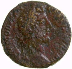 Münze, Sesterz, 186