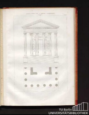 Application de l'ordre corinthien. Temple. Pl. 23.