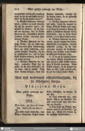 Wot tych woßebnych pschißłuschnoszjow, kiż ßo kscheszjanej salejża