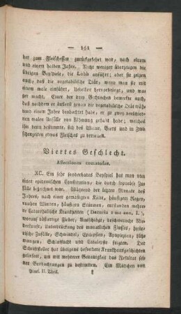 Viertes Geschlecht. Affectiones comatosae