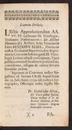 Licentia Ordinis