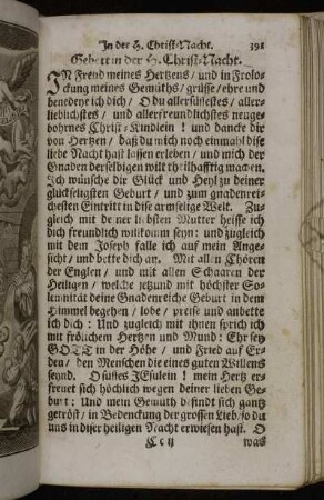 Gebett in der H. Christ-Nacht. - In der H. Fasten-Zeit.