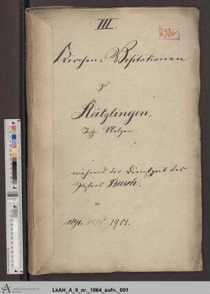 Rätzlingen: Visitationsakten
