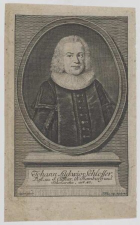 Bildnis des Johann Ludwig Schlosser