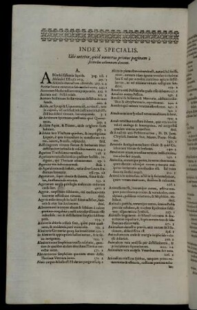 Index Specialis.