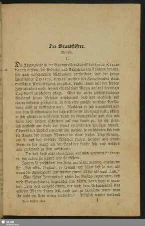 Der Brandstifter