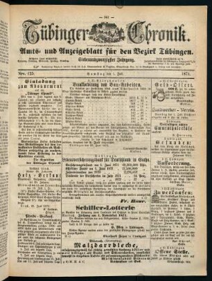 541-560, 1. Juli (Nro. 125) - 7. Juli (Nro. 129)