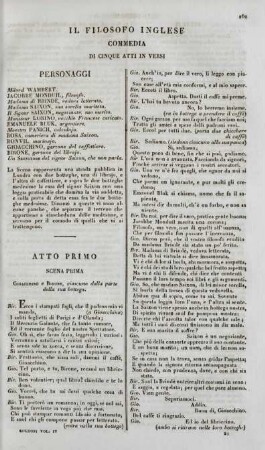 Il Filosofo Inglese