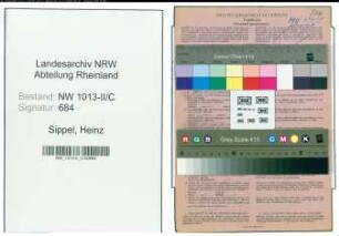 Entnazifizierung Heinz Sippel , geb. 13.07.1901 (Gaertner)