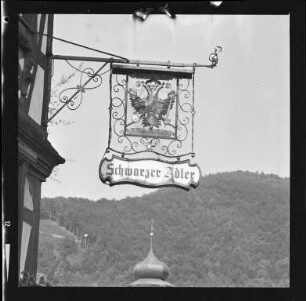 Gasthausschild "Schwarzer Adler"