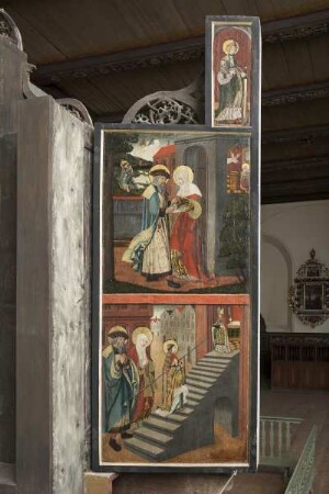 Marienaltar — Altar im geschlossenen Zustand — Linker Flügel
