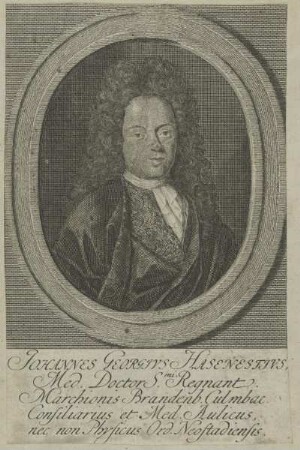 Bildnis des Johannes Georgivs Hasenestivs