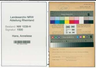Entnazifizierung Anneliese Hans , geb. 04.04.1911 (Angestellte)