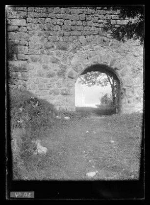 Veringenstadt: Burgdurchgang